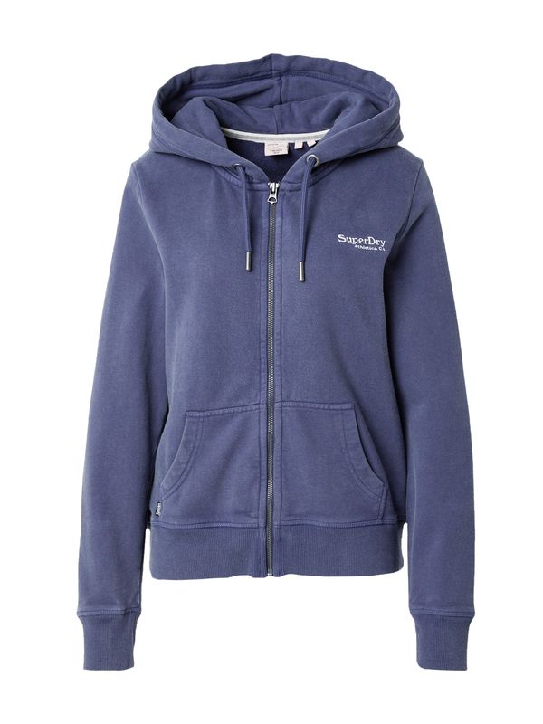 Superdry Superdry Jopa na zadrgo 'ESSENTIAL'  mornarska