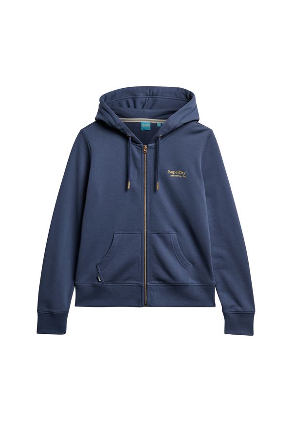 Superdry Superdry Jopa na zadrgo 'Essential'  temno modra / zlata