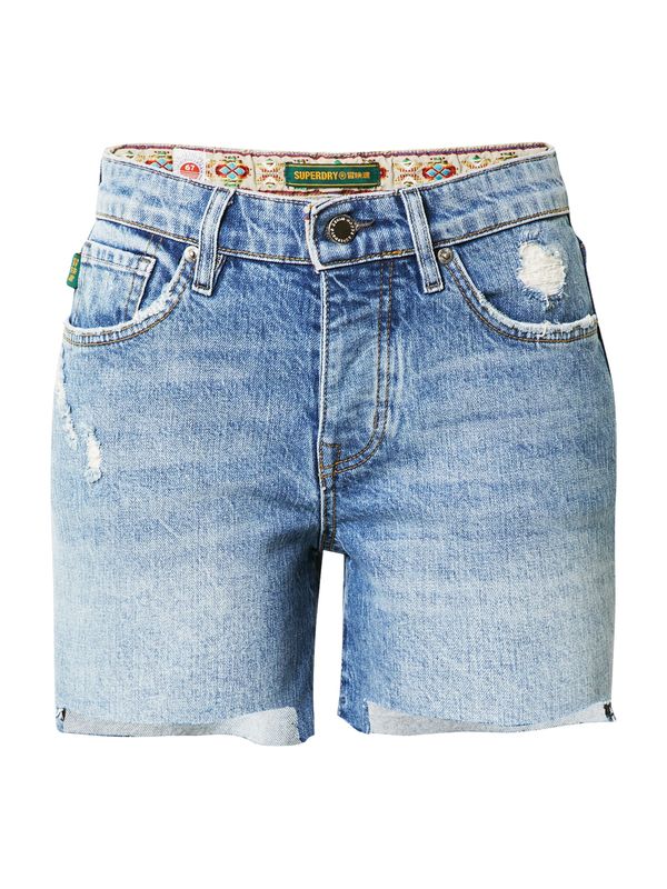 Superdry Superdry Kavbojke  moder denim