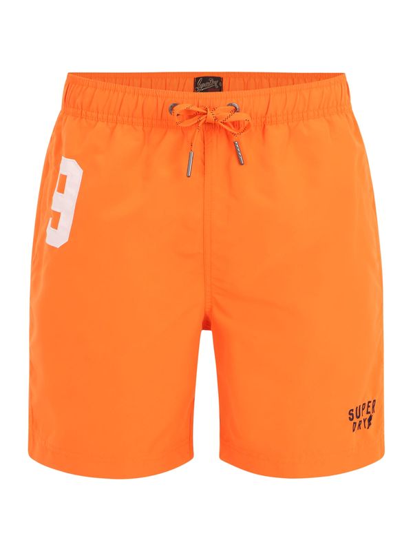 Superdry Superdry Kratke kopalne hlače  oranžna / črna / bela