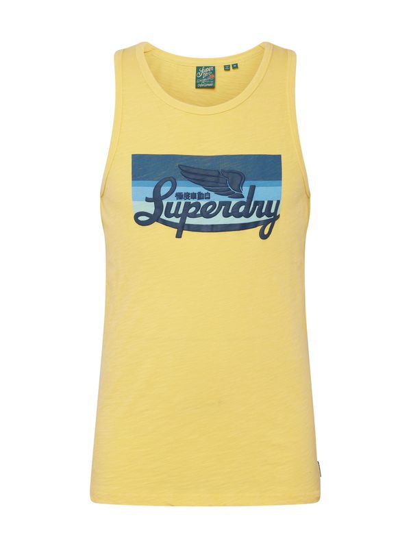 Superdry Superdry Majica 'Cali'  marine / azur / svetlo modra / limona