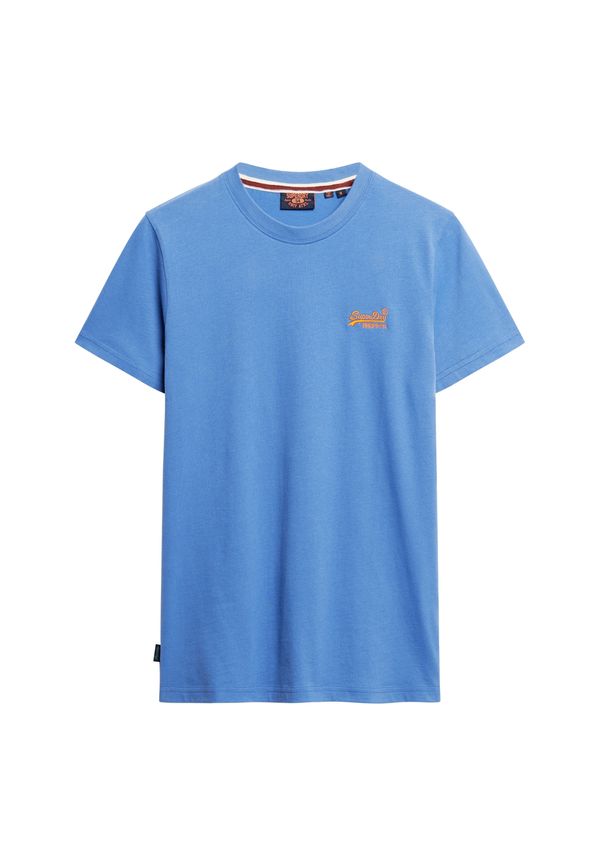 Superdry Superdry Majica 'Essential'  neonsko modra / oranžna