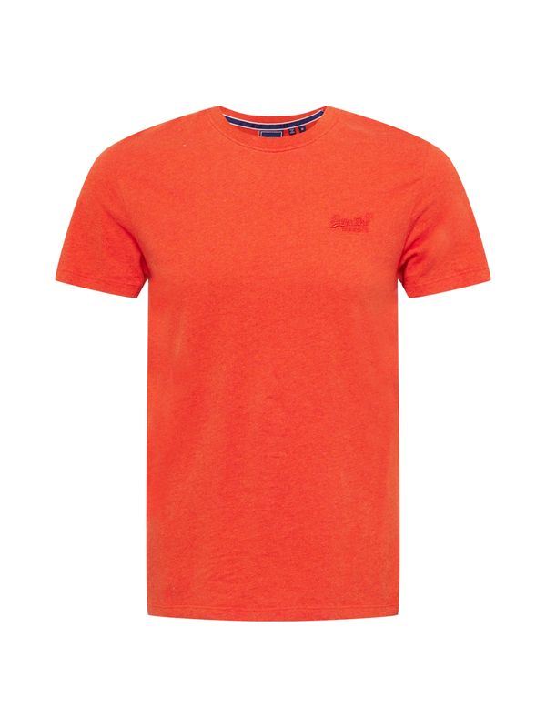 Superdry Superdry Majica 'Essential'  oranžno rdeča