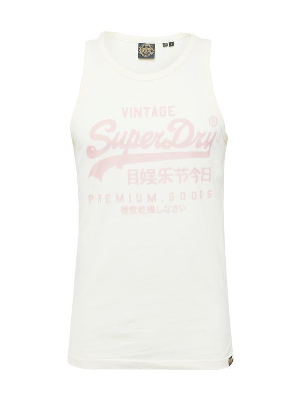 Superdry Superdry Majica 'Heritage'  kremna / roza