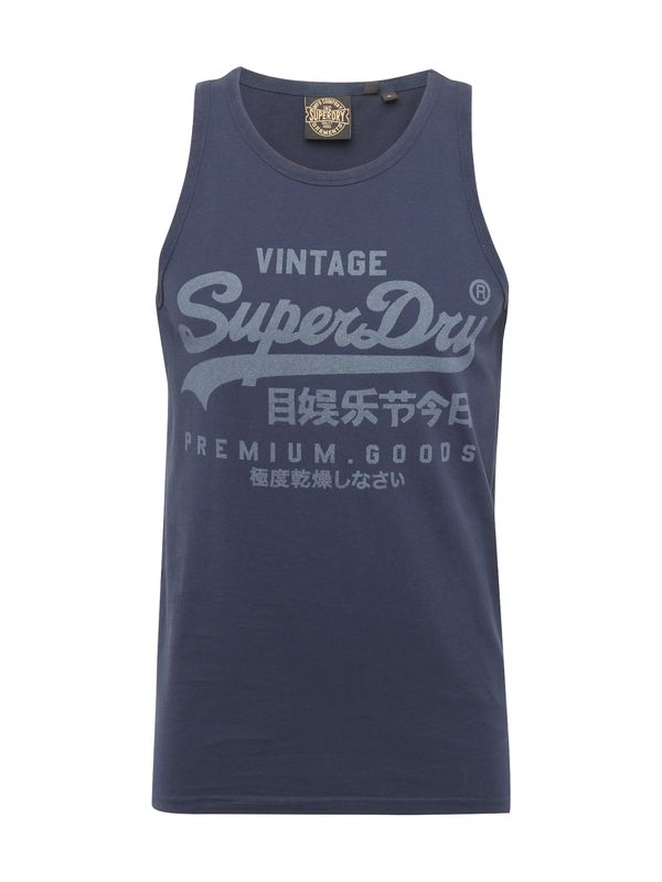 Superdry Superdry Majica 'HERITAGE'  mornarska / golobje modra