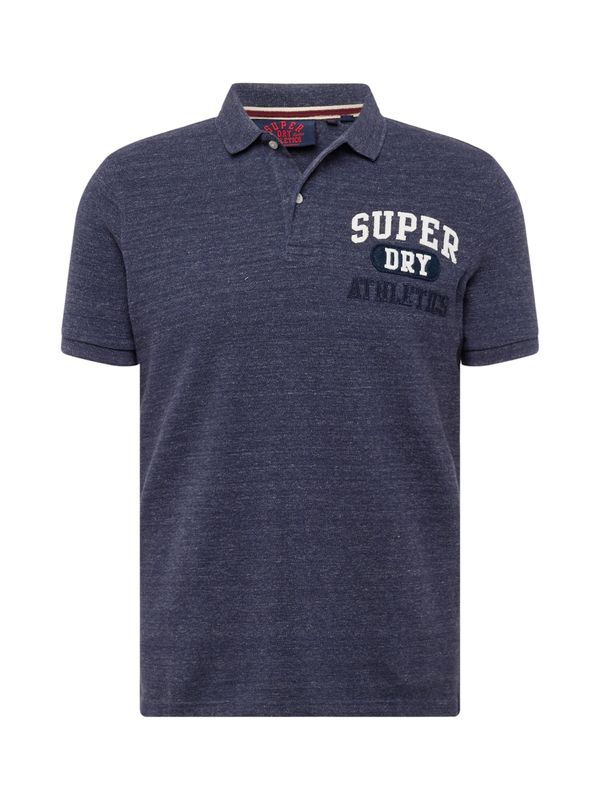 Superdry Superdry Majica  marine / indigo / bela