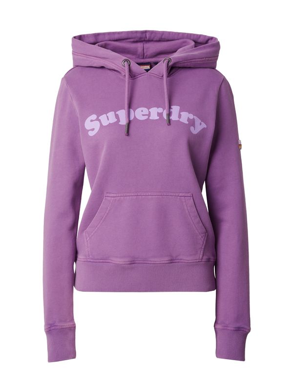 Superdry Superdry Majica  mauve / sivka