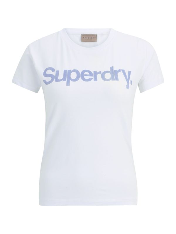 Superdry Superdry Majica  moder denim / bela