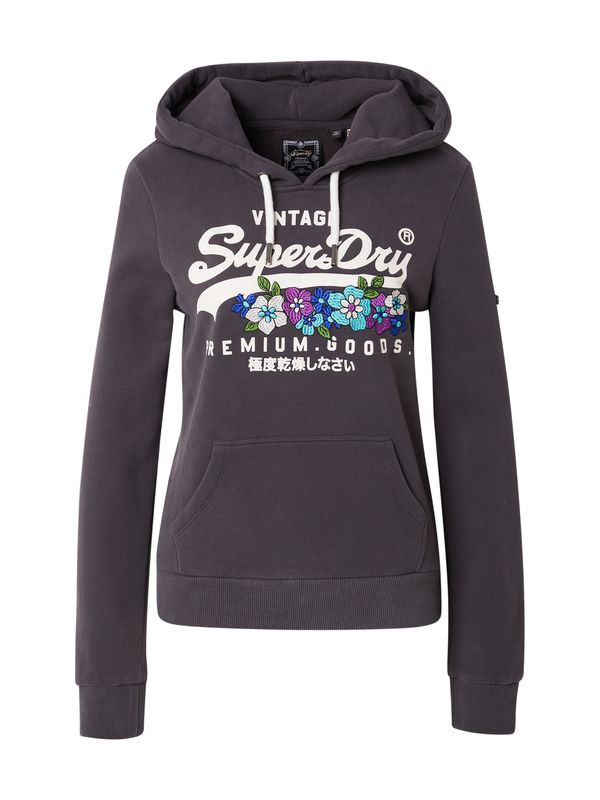 Superdry Superdry Majica  modra / siva / zelena / bela