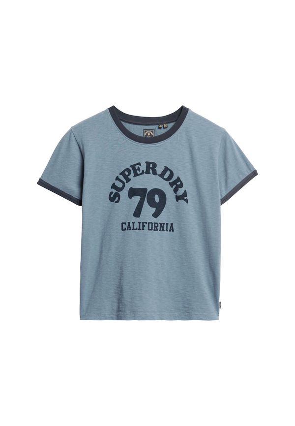 Superdry Superdry Majica  mornarska / progasto modra