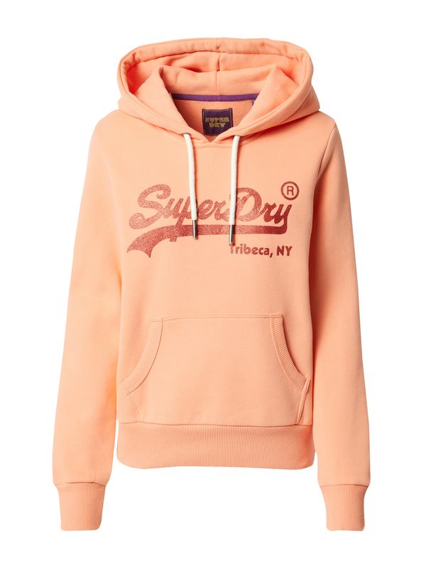 Superdry Superdry Majica  oranžna / karminsko rdeča