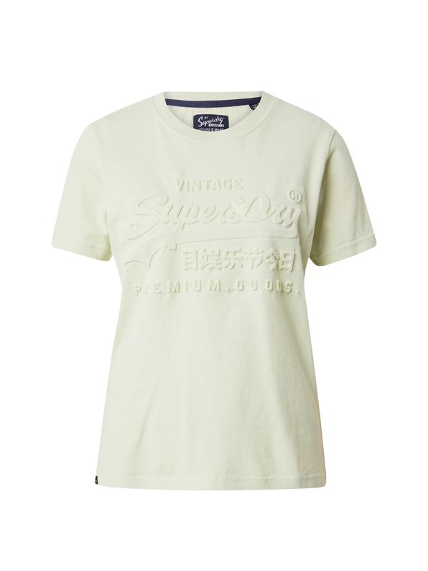Superdry Superdry Majica  pastelno zelena