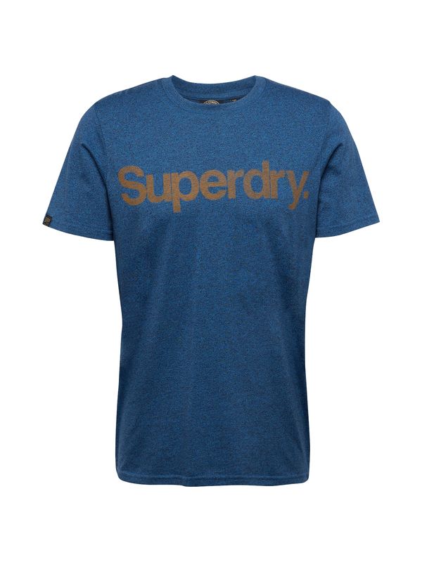 Superdry Superdry Majica  progasto modra / rjava