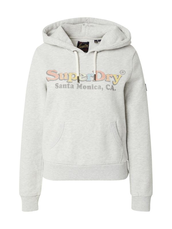 Superdry Superdry Majica  rumena / pegasto siva / rdeča