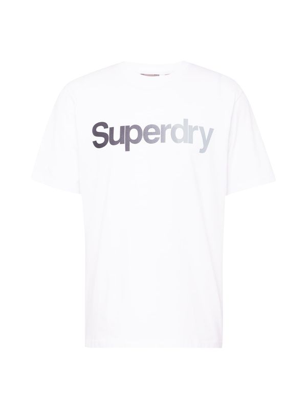 Superdry Superdry Majica  siva / antracit / bela