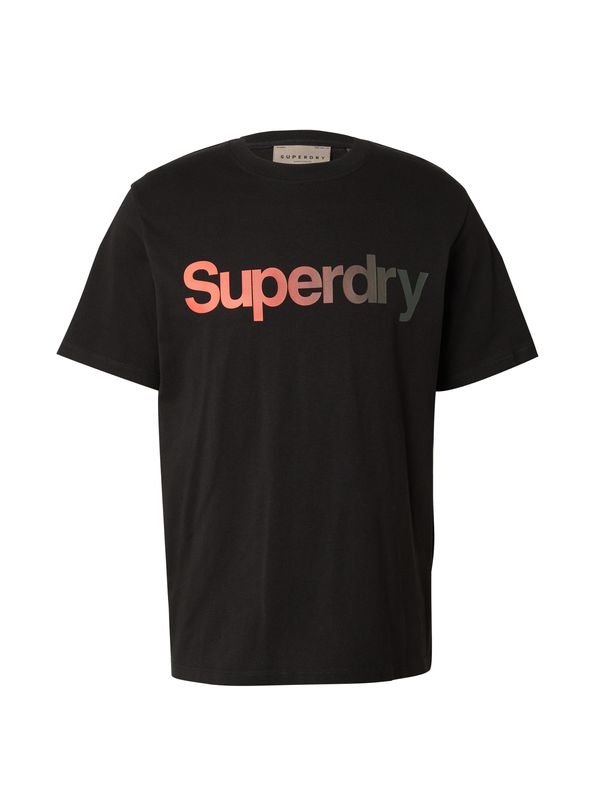 Superdry Superdry Majica  siva / korala / črna