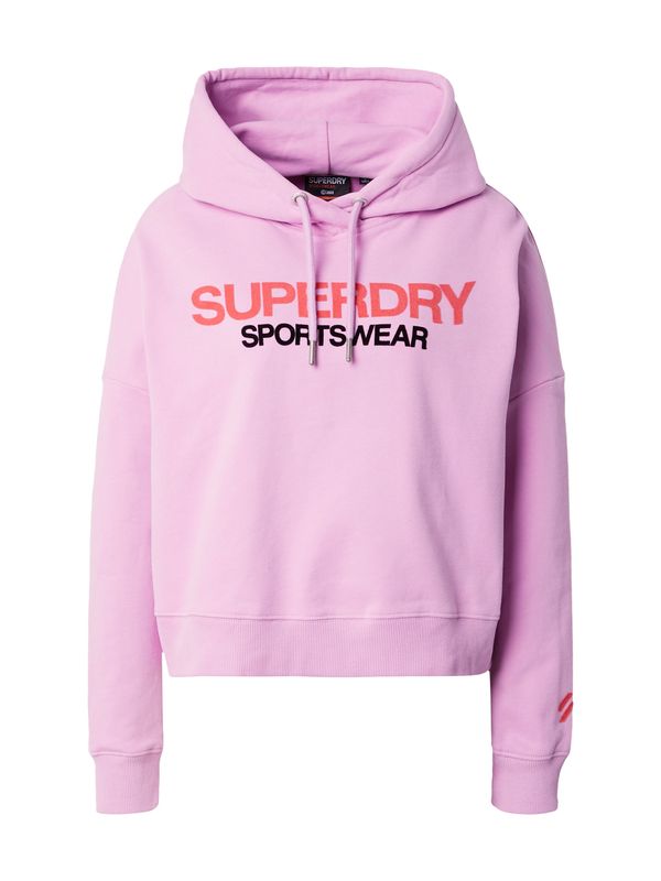 Superdry Superdry Majica  sliva / melona / črna