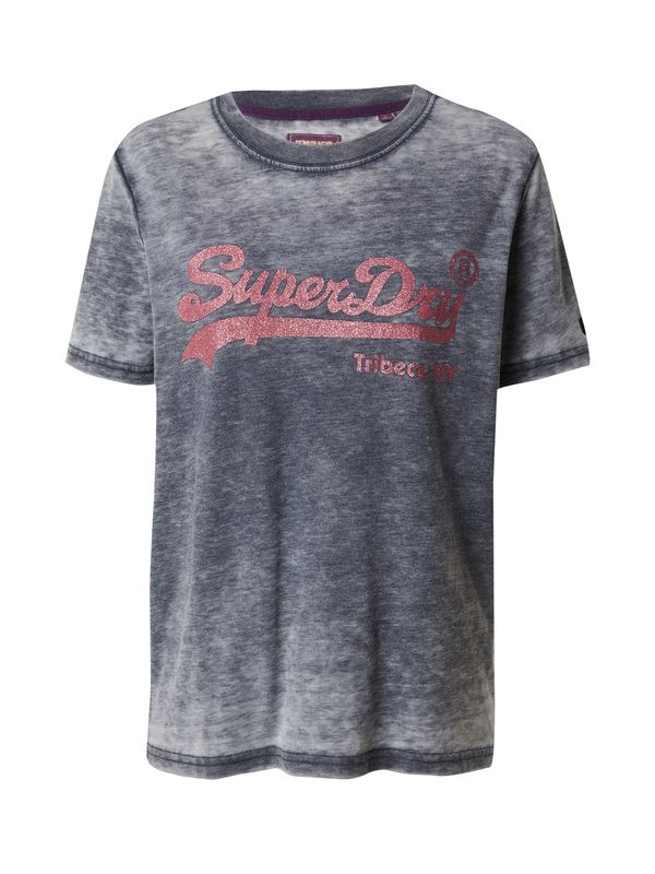 Superdry Superdry Majica  temno modra / pitaja