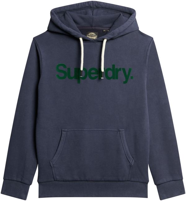 Superdry Superdry Majica  temno modra / temno zelena