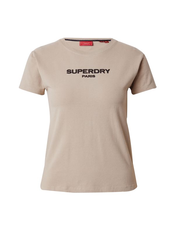 Superdry Superdry Majica  temno siva / črna
