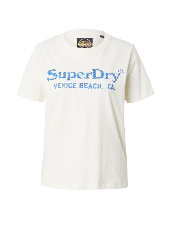 Superdry Superdry Majica 'VENUE'  ecru / azur