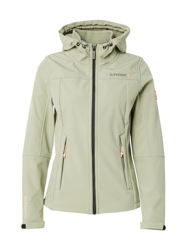 Superdry Superdry Prehodna jakna 'CLASSIC'  pastelno zelena / oranžna