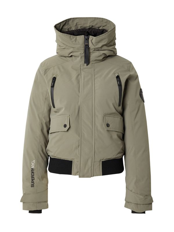 Superdry Superdry Prehodna jakna  kaki / črna / bela