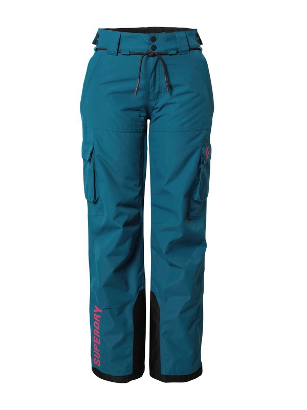 Superdry Snow Superdry Snow Športne hlače 'ULTIMATE RESCUE'  turkizna / roza / črna