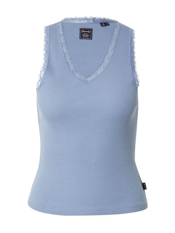 Superdry Superdry Top  nebeško modra