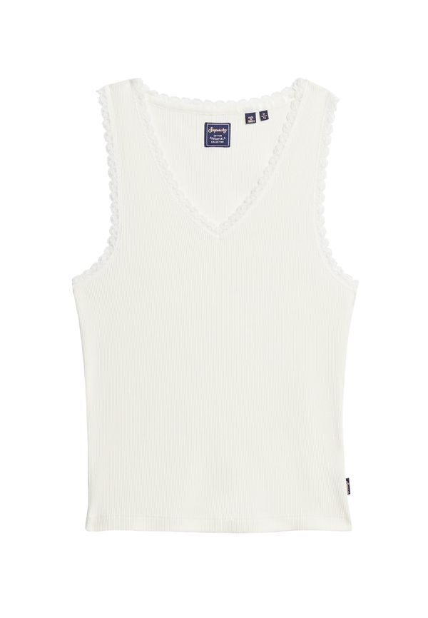 Superdry Superdry Top  volneno bela