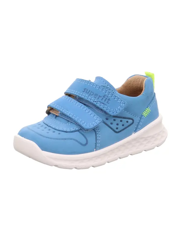 SUPERFIT SUPERFIT Copatki za prve korake 'Breeze'  azur / jabolko