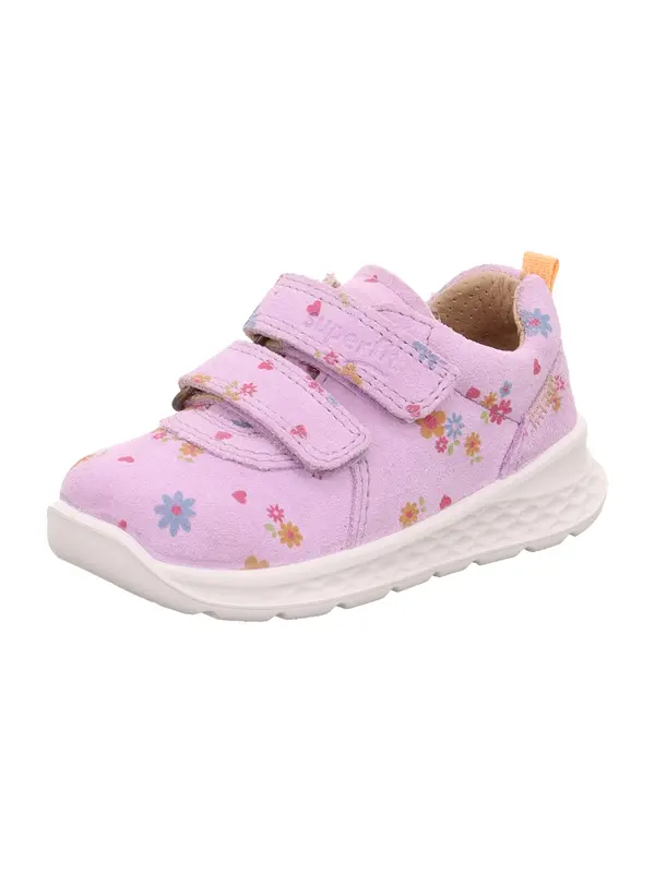 SUPERFIT SUPERFIT Copatki za prve korake 'Breeze'  sliva / oranžna