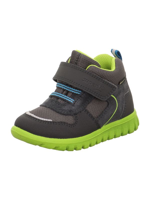 SUPERFIT SUPERFIT Copatki za prve korake 'SPORT7 MINI'  svetlo modra / temno siva / neonsko zelena