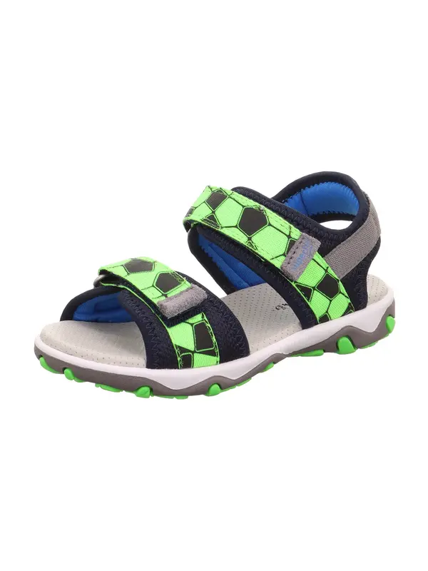 SUPERFIT SUPERFIT Odprti čevlji 'MIKE 3.0'  mornarska / siva / limeta