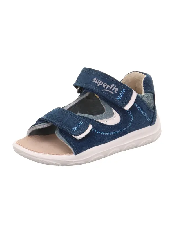 SUPERFIT SUPERFIT Odprti čevlji 'NINO'  temno modra / temno siva