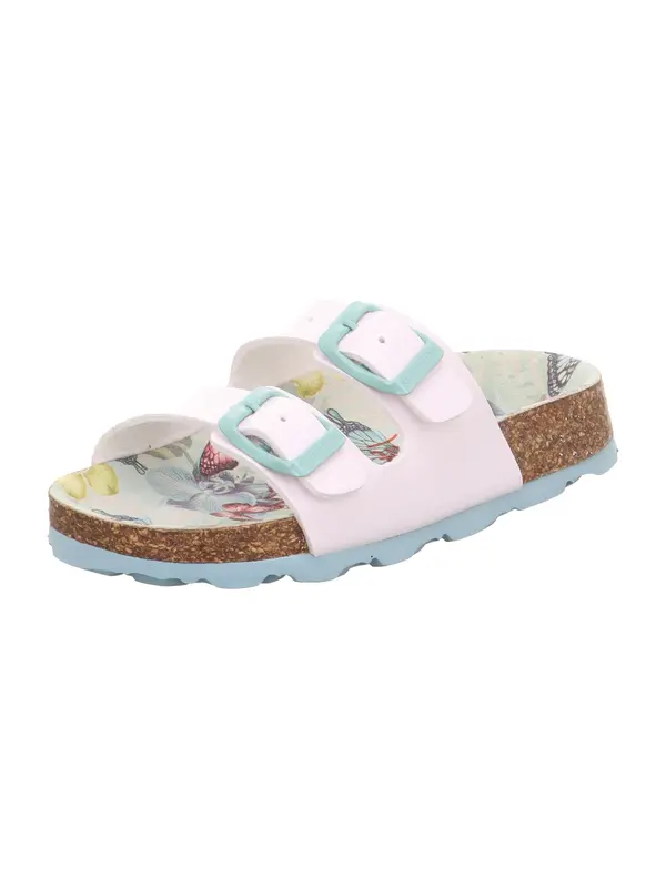 SUPERFIT SUPERFIT Odprti čevlji  svetlo modra / pastelno roza / bela