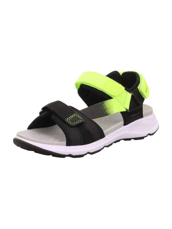 SUPERFIT SUPERFIT Odprti čevlji  travnato zelena / črna