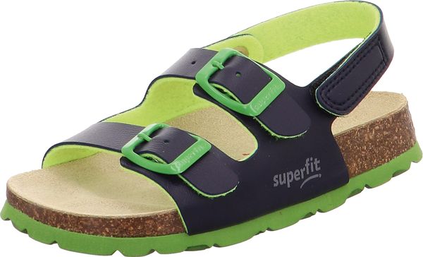 SUPERFIT SUPERFIT Odprti čevlji  zelena / črna