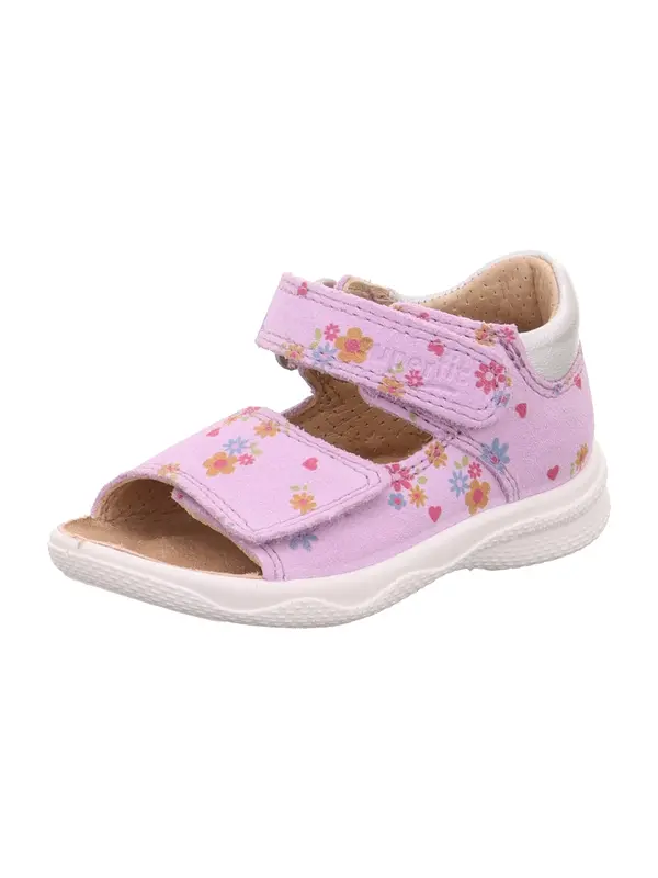 SUPERFIT SUPERFIT Sandali 'POLLY'  gorčica / sliva / magenta / biserno bela