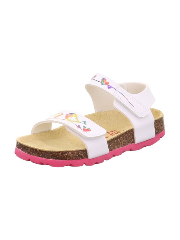 SUPERFIT SUPERFIT Sandali  rumena / zelena / živo rdeča / bela