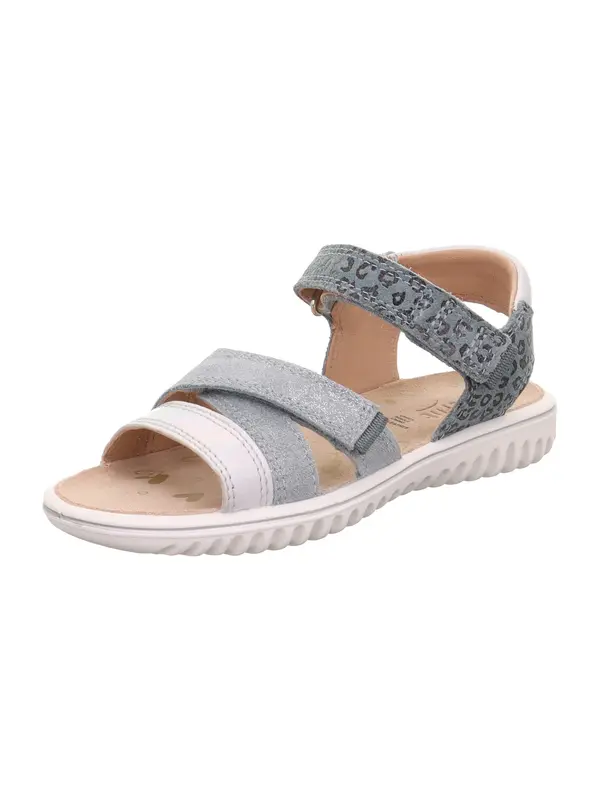 SUPERFIT SUPERFIT Sandali 'SPARKLE'  meta / črna / bela