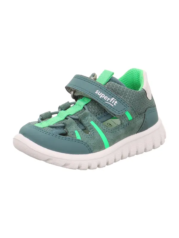 SUPERFIT SUPERFIT Sandali 'SPORT7 MINI'  limeta / jelka / bela