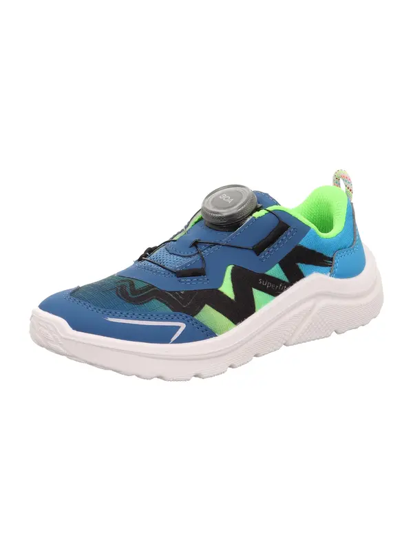 SUPERFIT SUPERFIT Superge 'KICKS'  modra / svetlo modra / svetlo zelena / črna
