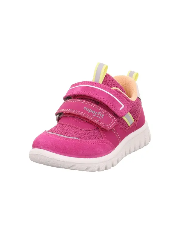 SUPERFIT SUPERFIT Superge 'SPORT7 MINI'  rumena / siva / roza