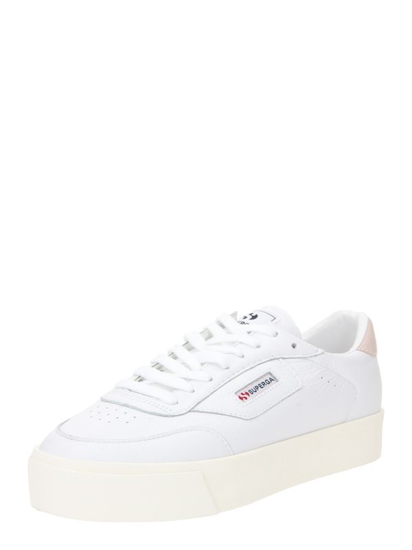 SUPERGA SUPERGA Nizke superge '3854 Court'  puder / bela