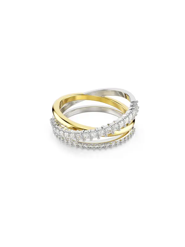 Swarovski Swarovski Prstan 'Hyperbola'  zlata / srebrna