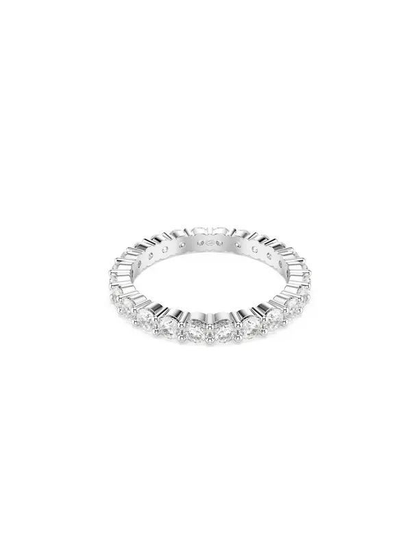 Swarovski Swarovski Prstan 'Matrix'  srebrna / transparentna