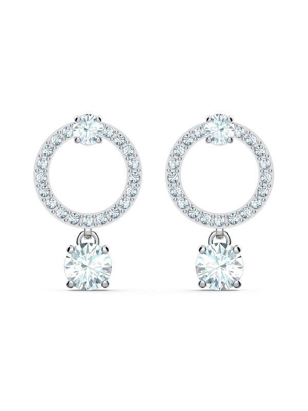 Swarovski Swarovski Uhani 'Attract Circle'  srebrna