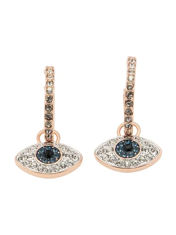 Swarovski Swarovski Uhani  cijansko modra / zlata / transparentna