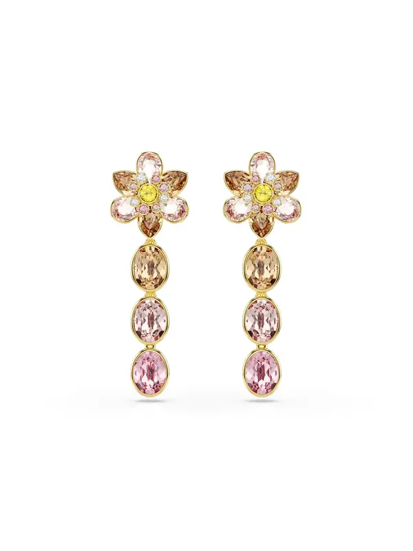 Swarovski Swarovski Uhani 'Idyllia'  rumena / zlata / rosé / transparentna